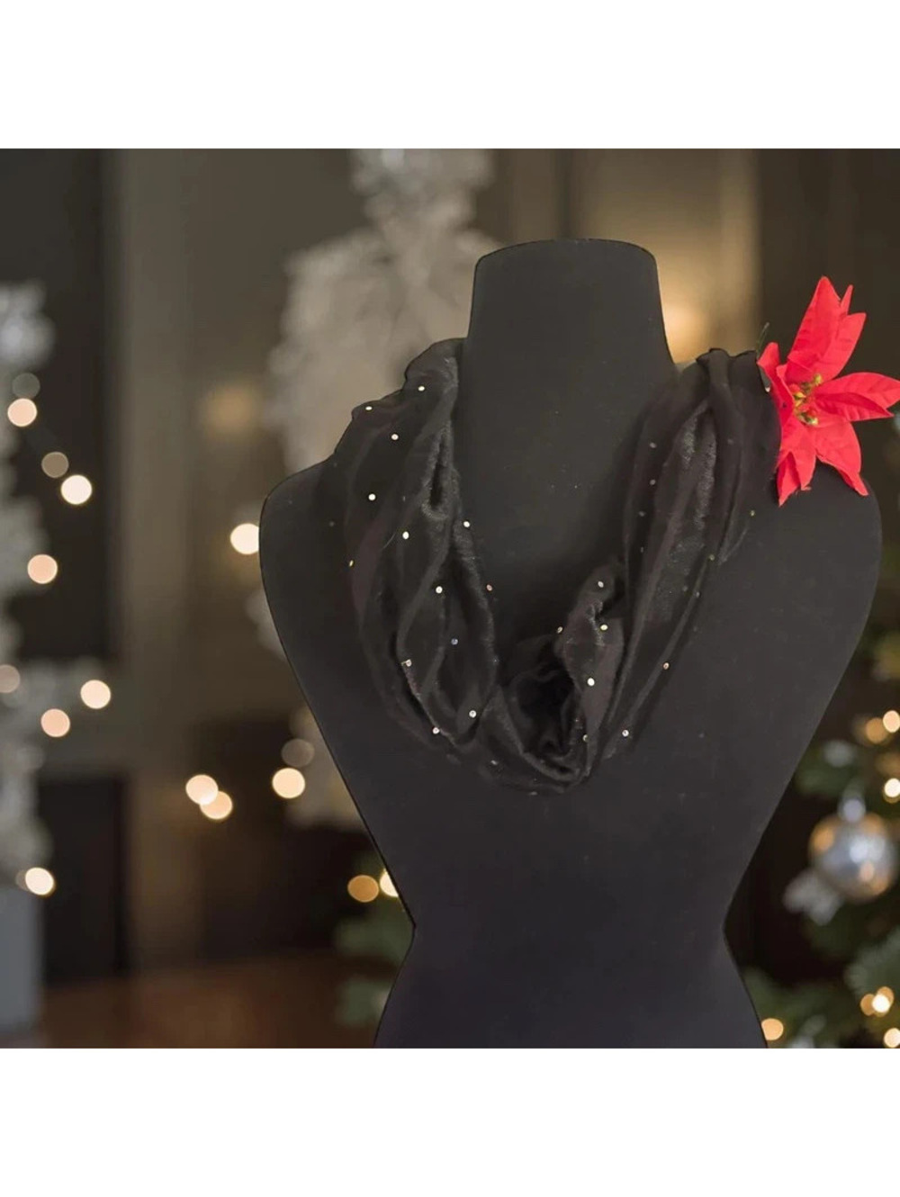 Infinity Scarf with Rhinestone (Lavello Brand)